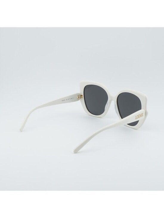 Loewe LW40133I 25A Sunglasses Ivory Butterfly Frame, Smoke Lenses main image 8